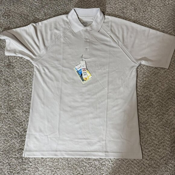 Extreme ePerformance Polo Shirt Mens Medium Frost Wicking Antimicrobial 85093 - Picture 1 of 9